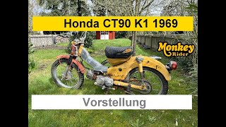 Honda CT90 K1 Hunter Cub 1969, 1. Vorstellung