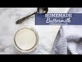 How To Make Buttermilk At Home | Buttermilk Substitute