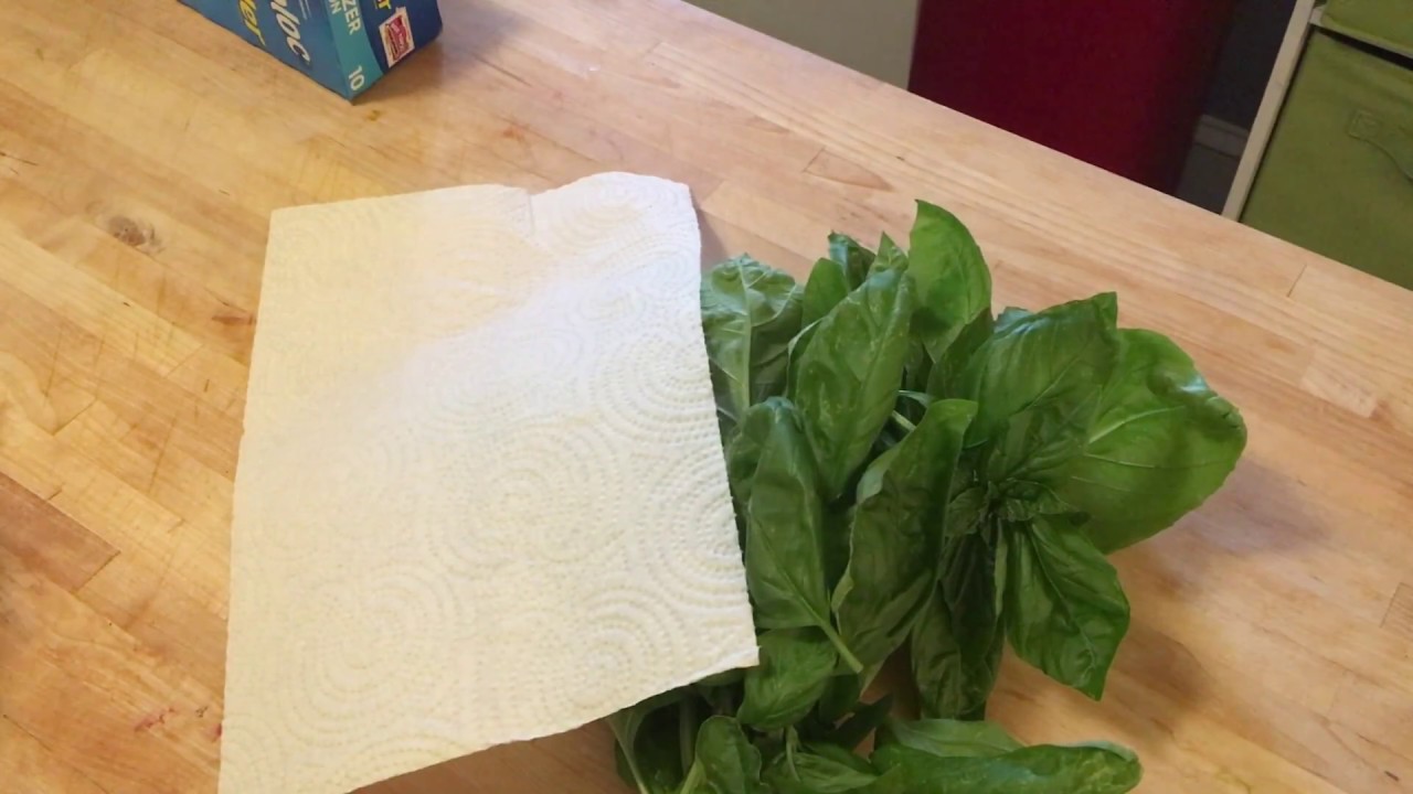 Packing Fresh Herbs - YouTube