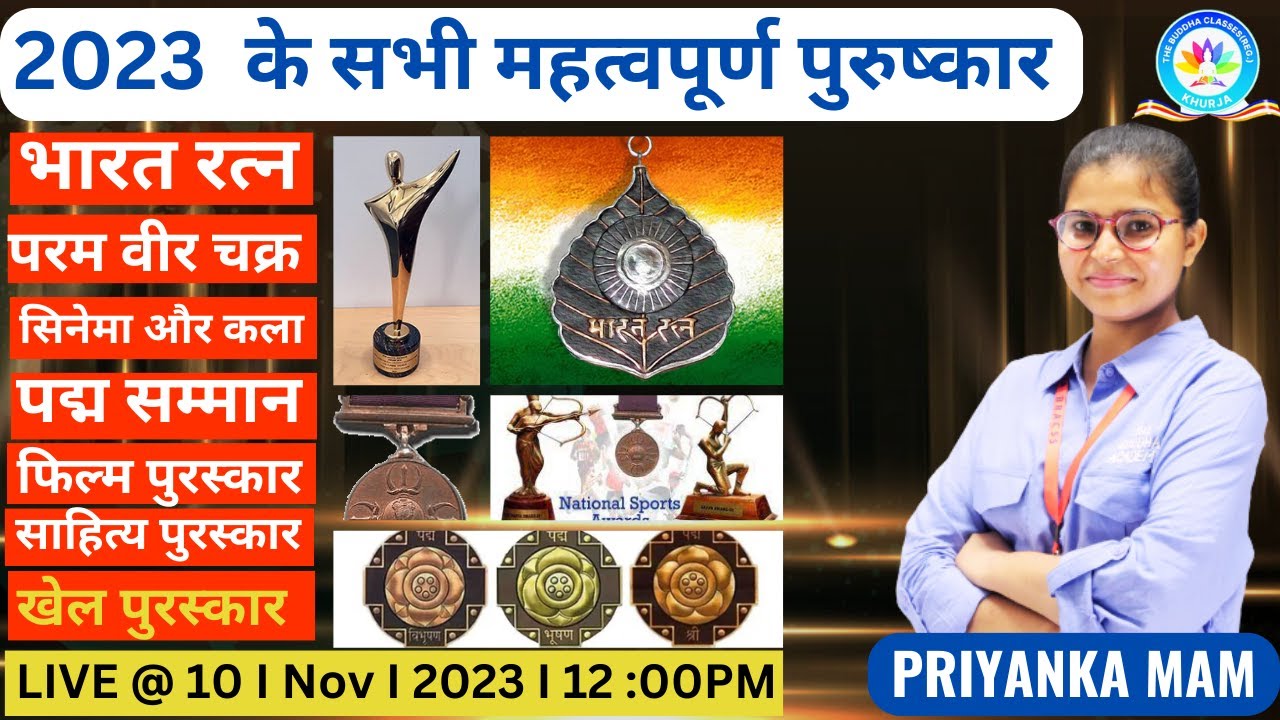 All Award 2020-23 Current Affairs | Awards and Honours 2023 | Puraskar aur Samman | Current Affairs