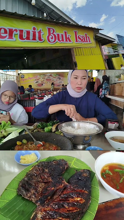 Maknyosss!! Nyeruit di RM Sambal Seruit Buk Isah Pramuka Bandar Lampung