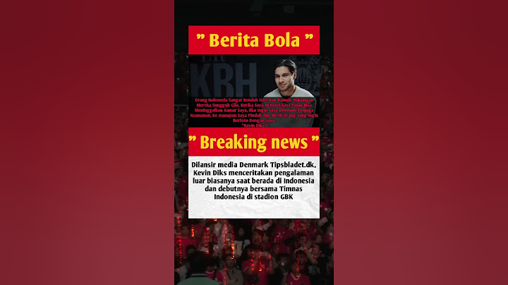 Pengalaman luar biasa kevin diks di indonesia #sepakbola