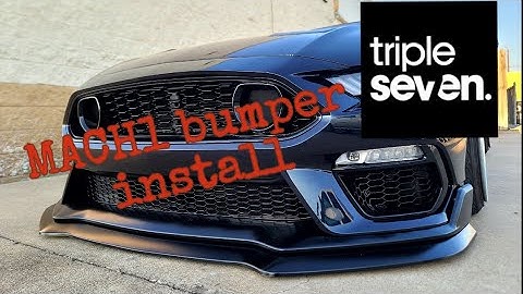 777 Performance Mach1 bumper| install