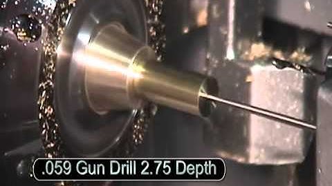 Citizen L20 Swiss Type Turning Center Demo   Machining Bone Screws