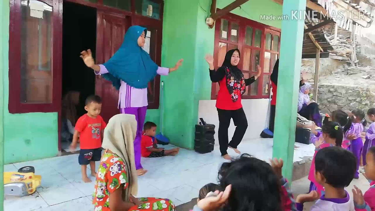 Alesha ikut senam  bareng anak  paud  YouTube