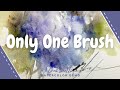 Only one brush - Hydrangea - Watercolor/Aquarela - Demo (WITH AUDIO)