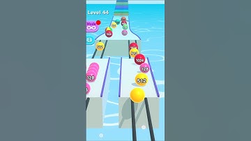 BALL RUN 2048 LEVEL 44 😀 #shorts #android #ios #gaming #gameplay #ballrun2048