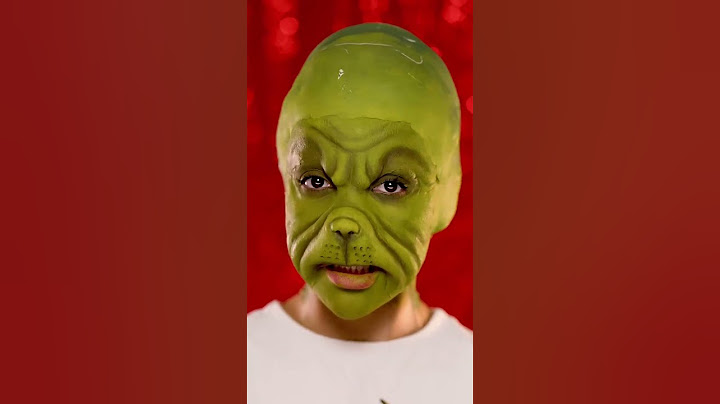 Genial video de EL GRINCH ✨🎄por Doris Jocelyn  #grinchmas #grinchmakeup ❄️🧑🏻‍🎄