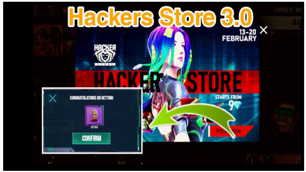 HACKER STORE 3.0 🤑 I GOT EVERYTHING 🙈- FREE FIRE