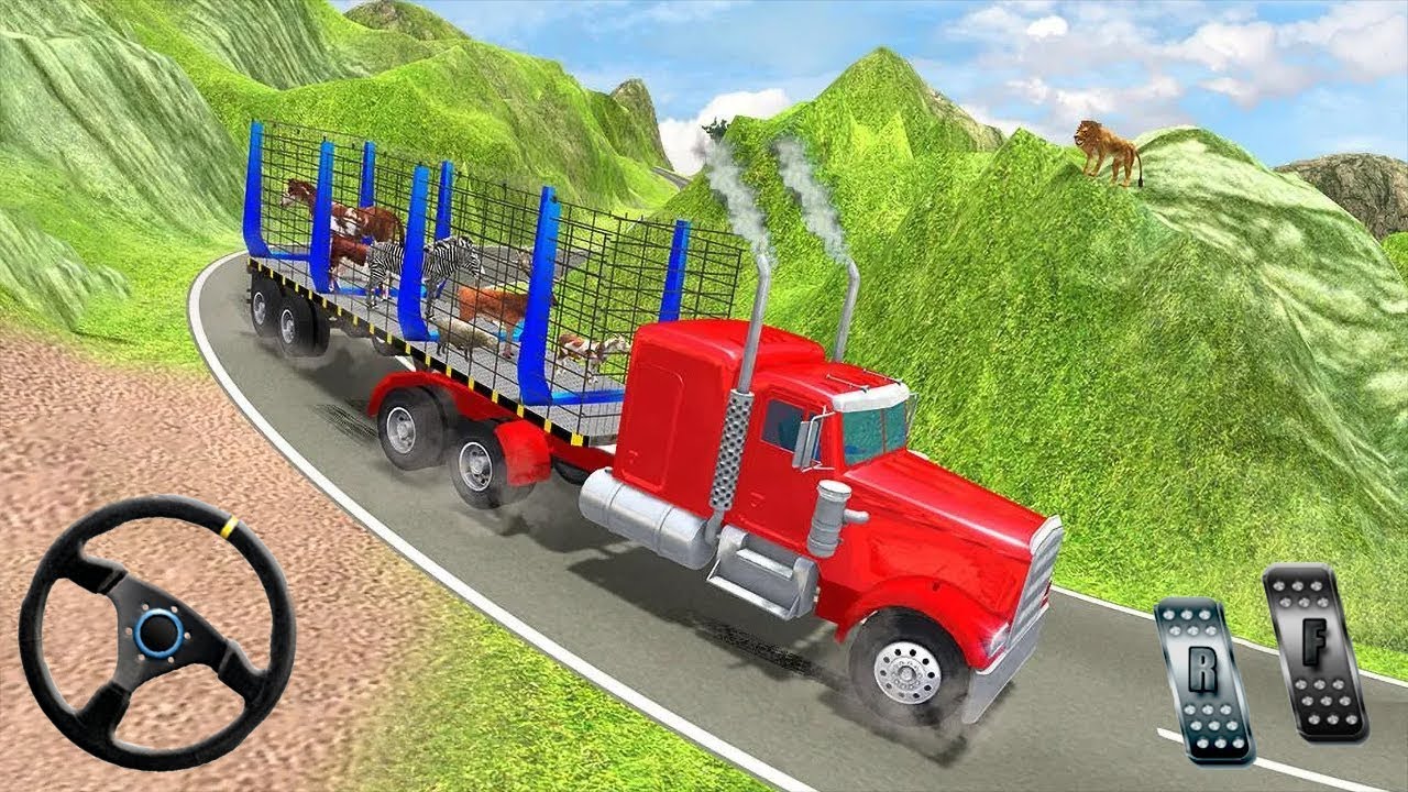 Zoo Animal Transport Truck 3D - Farm Truck Driving 3D Sim (by PinPrick Gamers) Android Gameplay [HD]