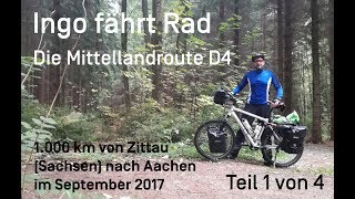 Radreise Mittellandroute D4 Teil 1 von 4 September 2017