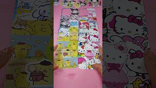 Cute Sanrio phone cases | DIY Sanrio phone cases with stickers#sticker #cutephonecase #sanrio#review
