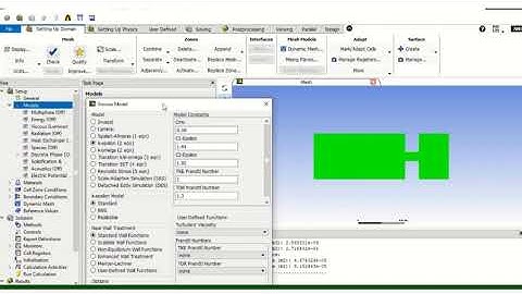 Ansys simulation (Two dimensional flow in a tube of sudden contraction)
