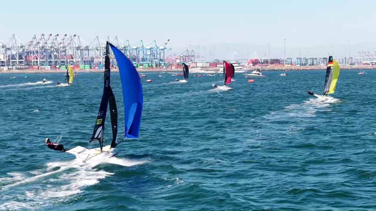 ⁣2026 SP OCR   49er FX   Final 1 finish