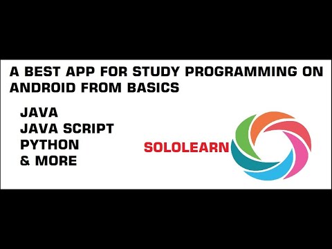A best app for study programming on android from basics - SOLOLEARN