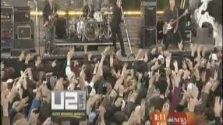 U2 - Magnificent Live at Fordham University on Good Morning America Show