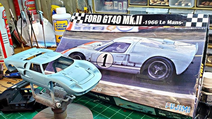 1:24 Gulf Ford GT40 1969 Le Mans #6, #7 (for Fujimi), SHK-D369