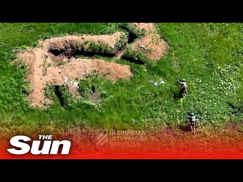 Ukrainain Assault Brigade eliminate 20 Russian soldiers by clearing trenches near Bakhmut