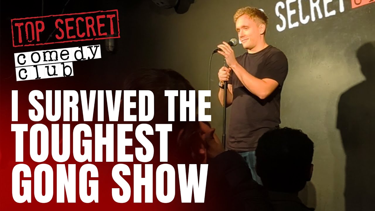 I survived the toughest gong show Reece Kidd Top Secret Comedy Nov