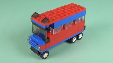 LEGO Bus (006) Building Instructions - LEGO Bricks How To Build - DIY