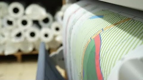 Wide Format Printing Stock Video
