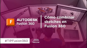 Autodesk Fusion 360 | Quick Tip: Cómo combinar Sketches en Fusion360