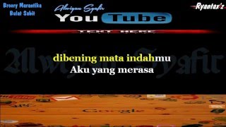 Video thumbnail of "Karaoke Broery Marantika - Bulan Sabit"