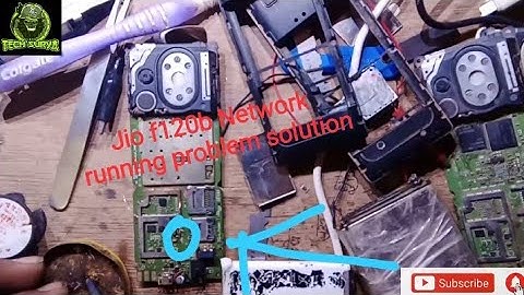 Jio f120b network running problem solution. jio f120b network running solution