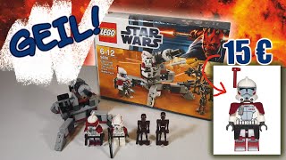 Jede Figur ein Fest!  Lego 9488 Elite Clone Trooper & Commando Droid Battle Pack Review | Klemmba