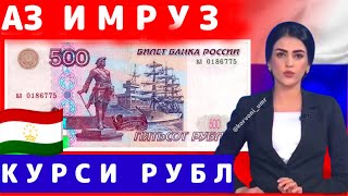 АЗ ИМРУЗ КУРСИ РУБЛ ДАР ТОЧИКИСТОН ЧАНД МЕШАВАД? ХТОН БИНЕН