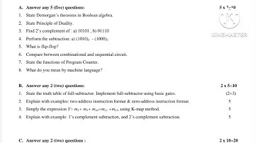 B. Sc 4th Semester Honours Question Paper-2022// Computer Science(GE-4/CC-1D)//Burdwan University