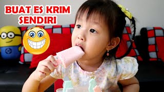 ELORA BUAT ES KRIM SENDIRI PAKAI YOGHURT RASA BUAH