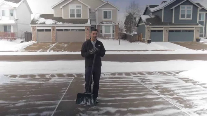 A Fast, Efficient Method to Shovel a Wide Driveway - The Ta Da! Show