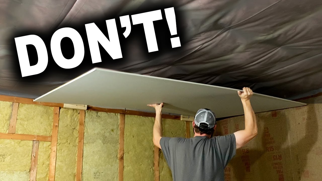 How To Hang Drywall By Yourself You