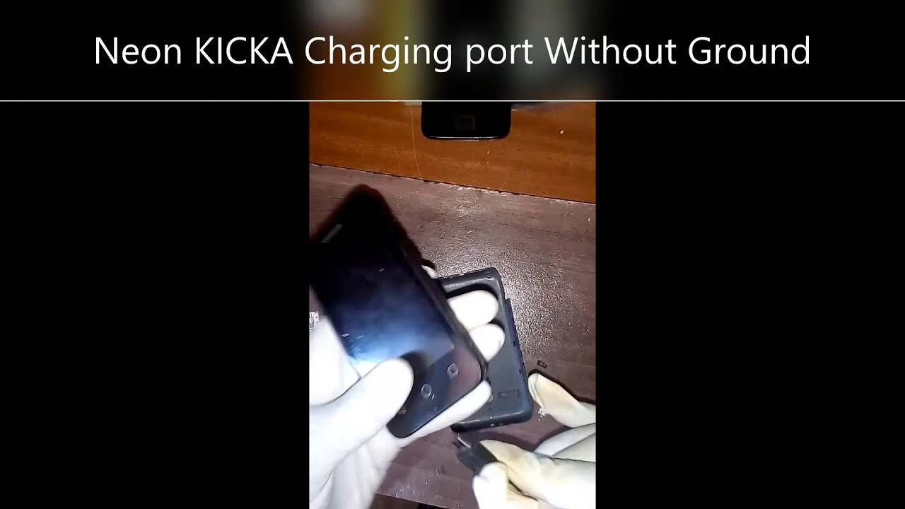 Neon KICKA with wrong port spare And NO Ground charging solution