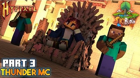 Private workstation! 😬 | Best Hypixel like Skyblock server for MCPE | Thunder MC | ARIJIT 7.0