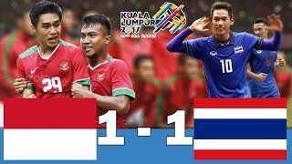 [HD] INDONESIA U22 vs THAILAND U22 1 1   FULL Highlights All Goal   SEA games 2017 Malaysia screenshot 3
