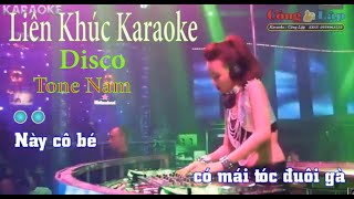 Tóc Em Đuôi Gà Karaoke Tone Nam G m  Karaoke Hiền Phương  YouTube