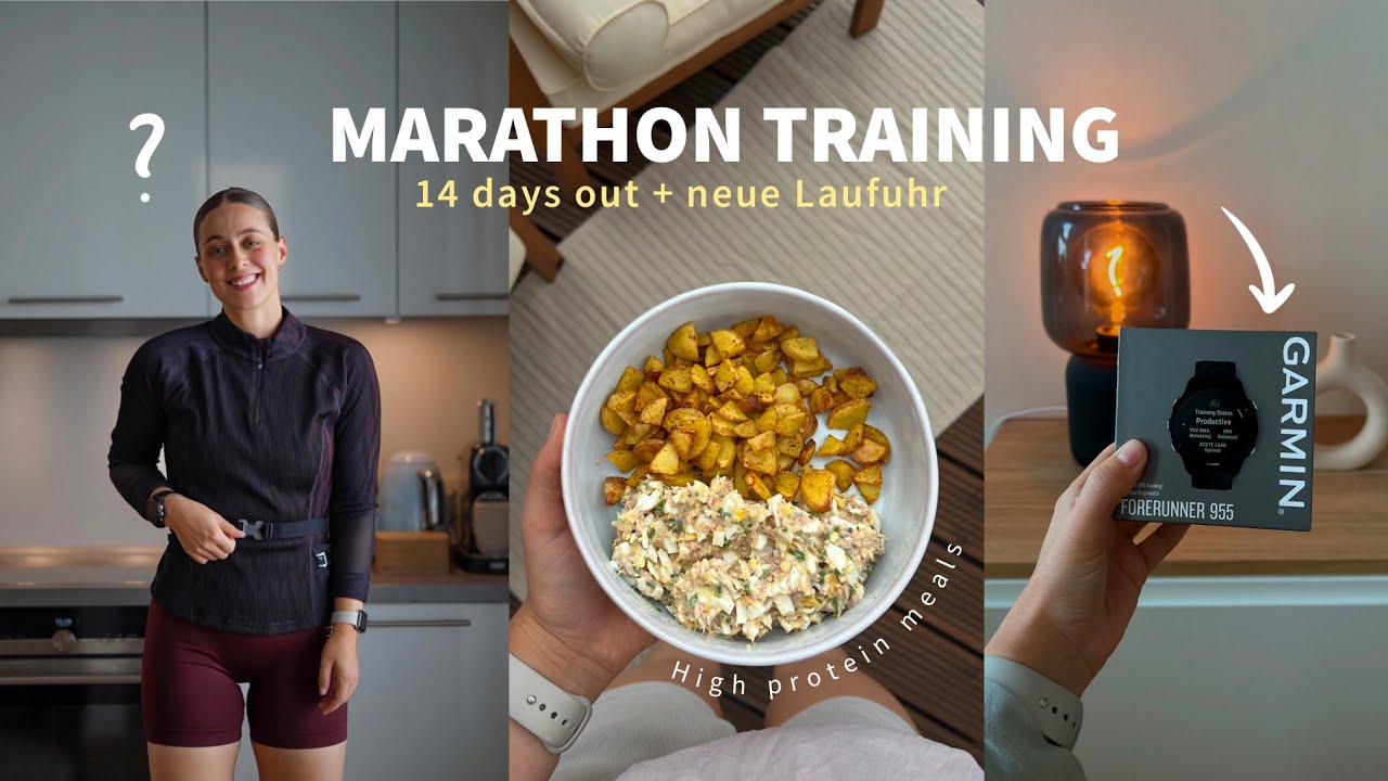 MARATHON TRAINING | 14 Days out! Neue Laufuhr, Long run abgebrochen + Food Diary