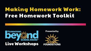 Information Making Homework Work: The Free Homework Toolkit Update