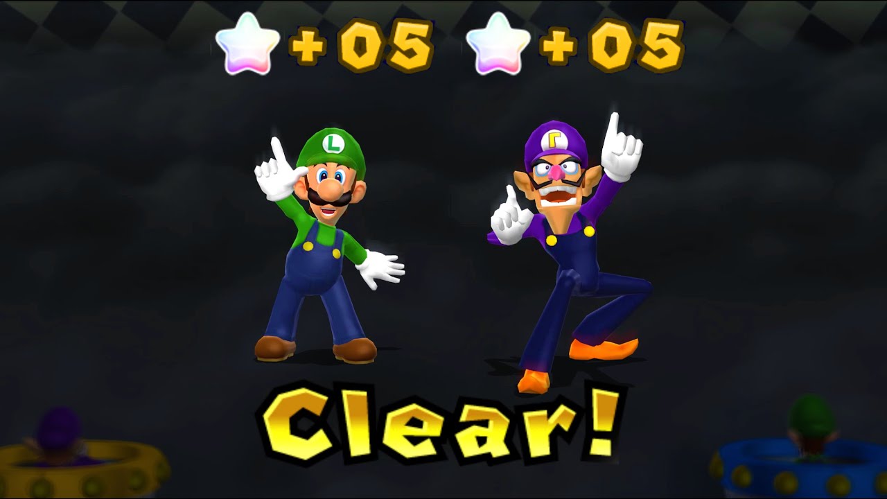 Mario Party 9 - Luigi vs Mario vs Wario vs Waluigi - Magma Mine