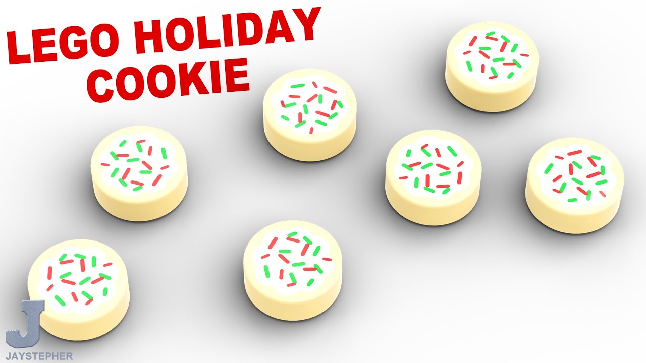 LEGO Holiday Cookie 1 by 1 Round Flat Tile No 174 80121 Brick