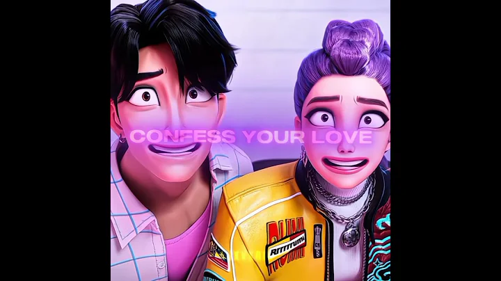 CONFESS YOUR LOVE (SLOWED) V2 💜 - KPOP DEMOM HUNTERS EDIT - #shorts #fyp #kpop #kpdh