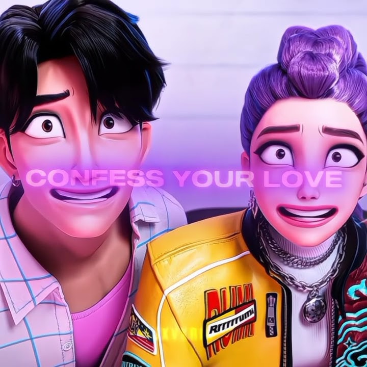 CONFESS YOUR LOVE (SLOWED) V2 💜 - KPOP DEMOM HUNTERS EDIT - #shorts #fyp #kpop #kpdh