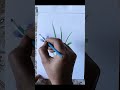# How to make lavender 🪻 flower #using water colour #nature lover#art #floral art#shortsfeed #yt