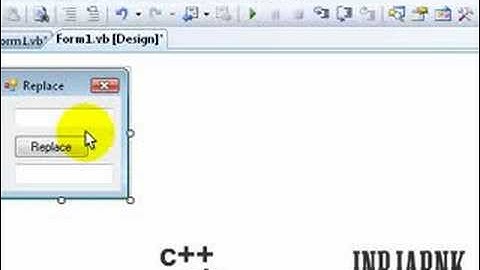 How To Replace Text in Visual Basic 2008/NET