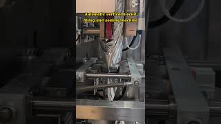 Automatic vertical biscuit filling and sealing machine