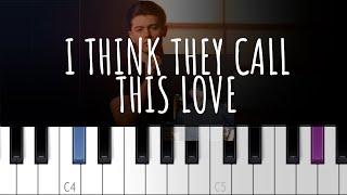 Elliot James Reay - I Think They Call This Love (Piano Tutorial)
