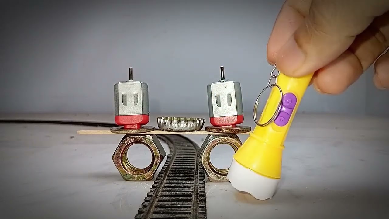 What Happens When a Toy Train Hits a Giant LEGO Wall? 