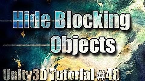 Unity3D Tutorial #48 [ Hide Objects Diablo Style ][ Free Script Included ]